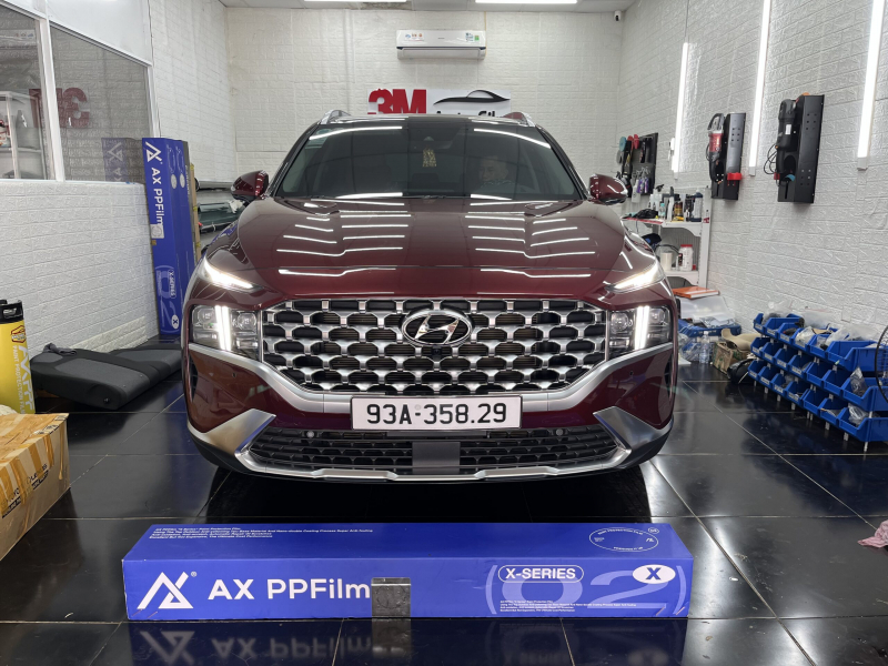 Thông tin bảo hành AX PPF X SERIES Hyundai Santa Fe