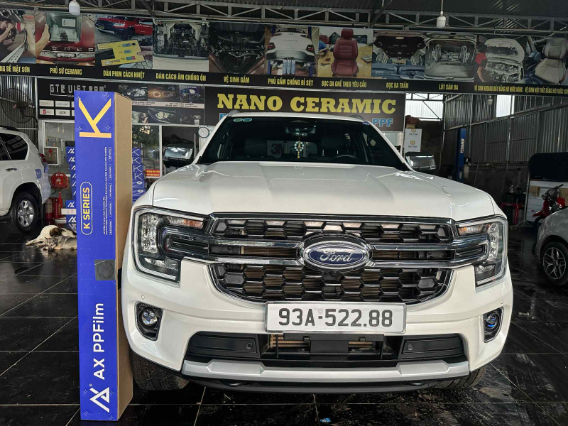 Thông tin bảo hành  AX PPF K SERIES xe FORD EVEREST 