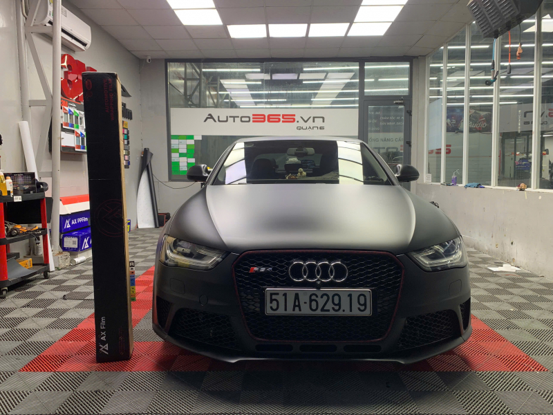 Thông tin bảo hành AX Film Wrap Matte Deep Black xe Audi A4